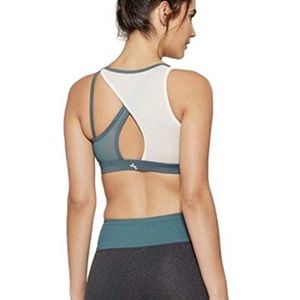 JoyLab Asymmetrical Mesh Back Sports Bra